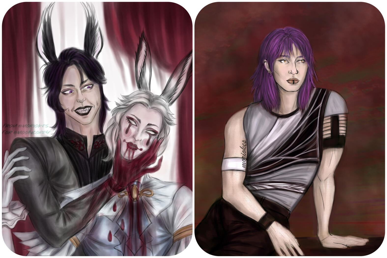 Sketch art (line+colour)